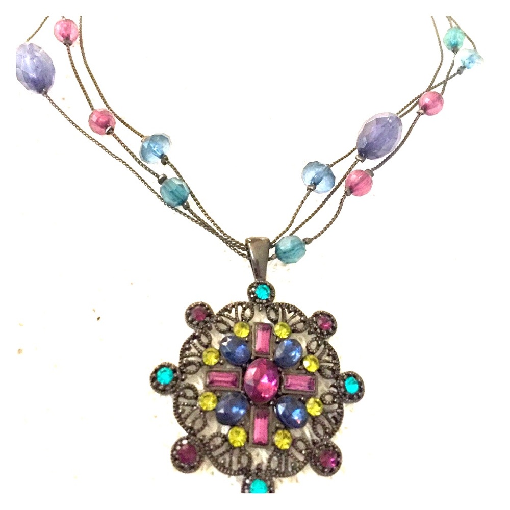 Ornamental fashion necklace.